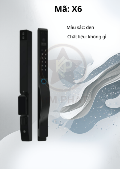 Khóa cửa thông minh - Mã: X6