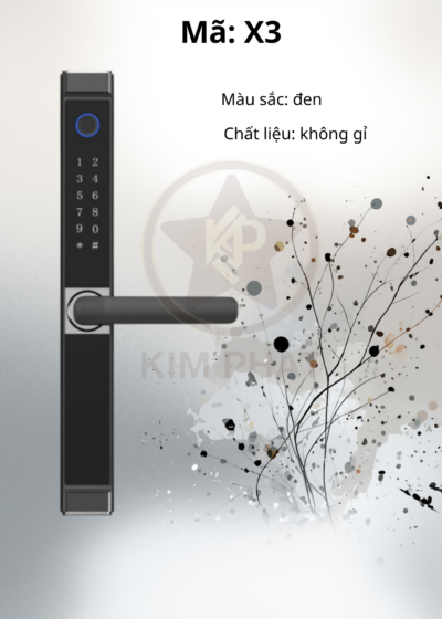 Khóa cửa thông minh - Mã: X3